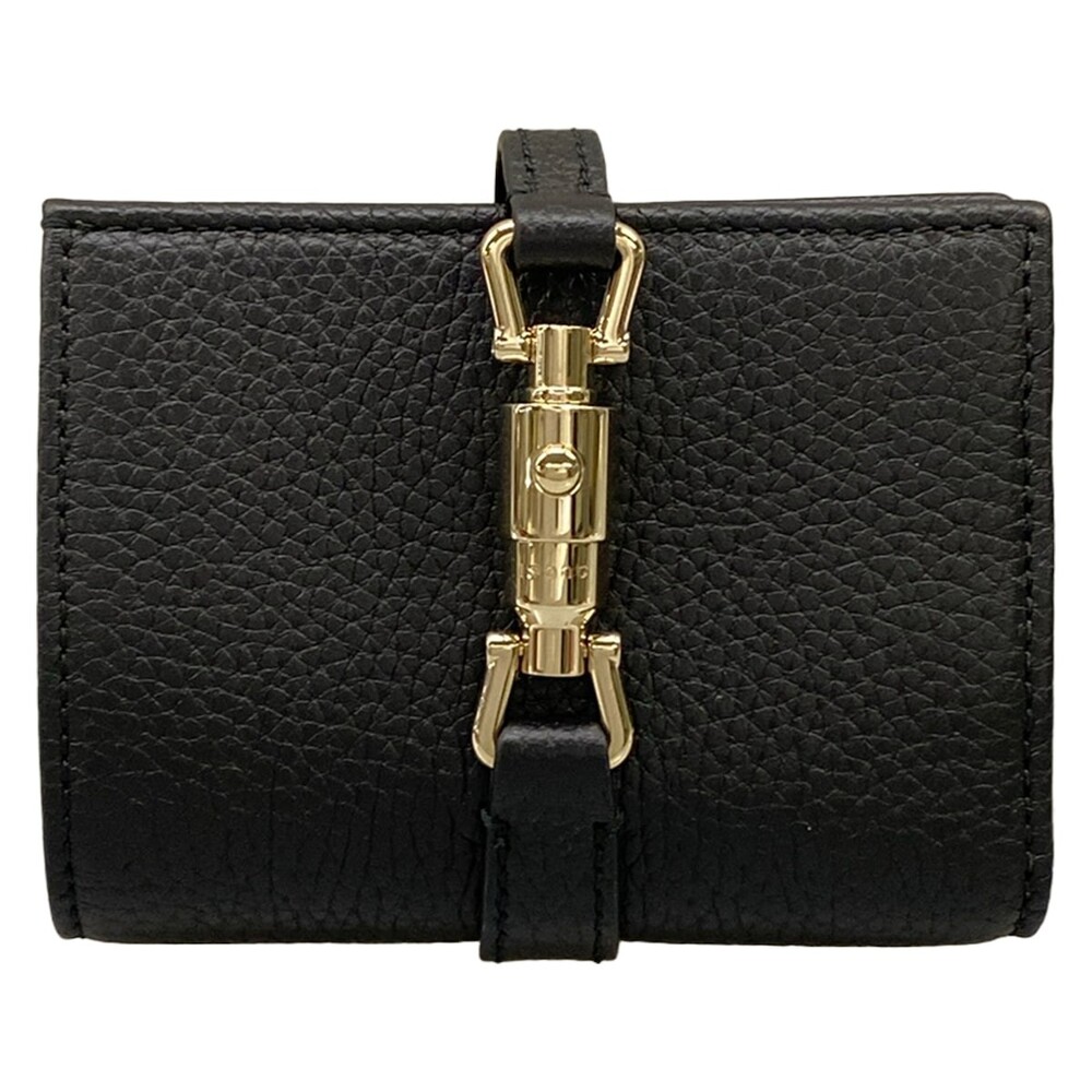Gucci Jackie Black Silver Leather #355101G83B